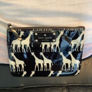 Kate Spade giraffe pouch